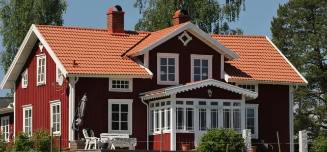 Vardagsrum med kaffekoppar och papper på bord, symboliserar ekonomisk planering