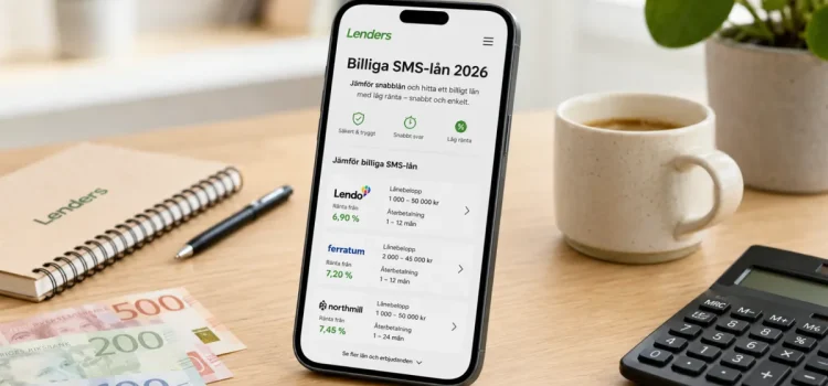 Billiga smslån 2026
